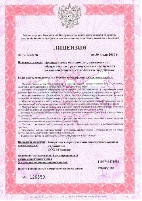Лицензия